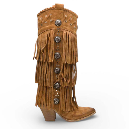 Stivali Divine Follie 49-EL902 texano frange