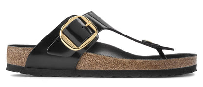 Sandali Gizeh Big Buckle Birkenstock 1021467 nero shine (36-40)