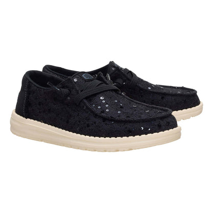 Scarpe Hey Dude Wendy Sequin Lace donna 45478-001 | leggere, comode e slip-on