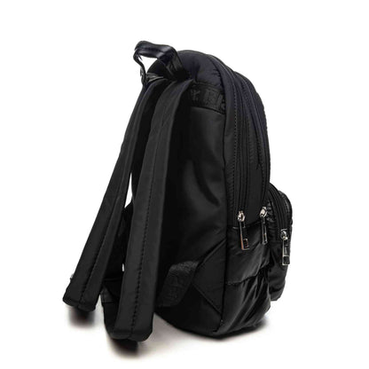 Blauer zaino trapuntato con logo F6WAVE04/PAD nero