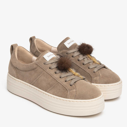 Sneakers NeroGiardini I617441D-405 scape donna beige