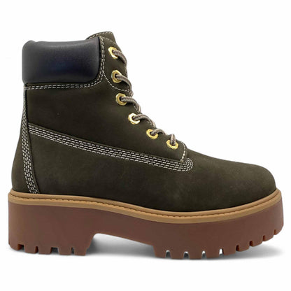 Polacchino allacciato MGP BAN-15 in nubuck verde