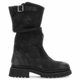 Stivali CafèNoir FD7007 in nubuck nero