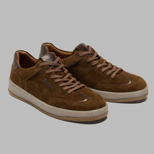 Sneaker Blauer FARRELL02 scarpe uomo marrone