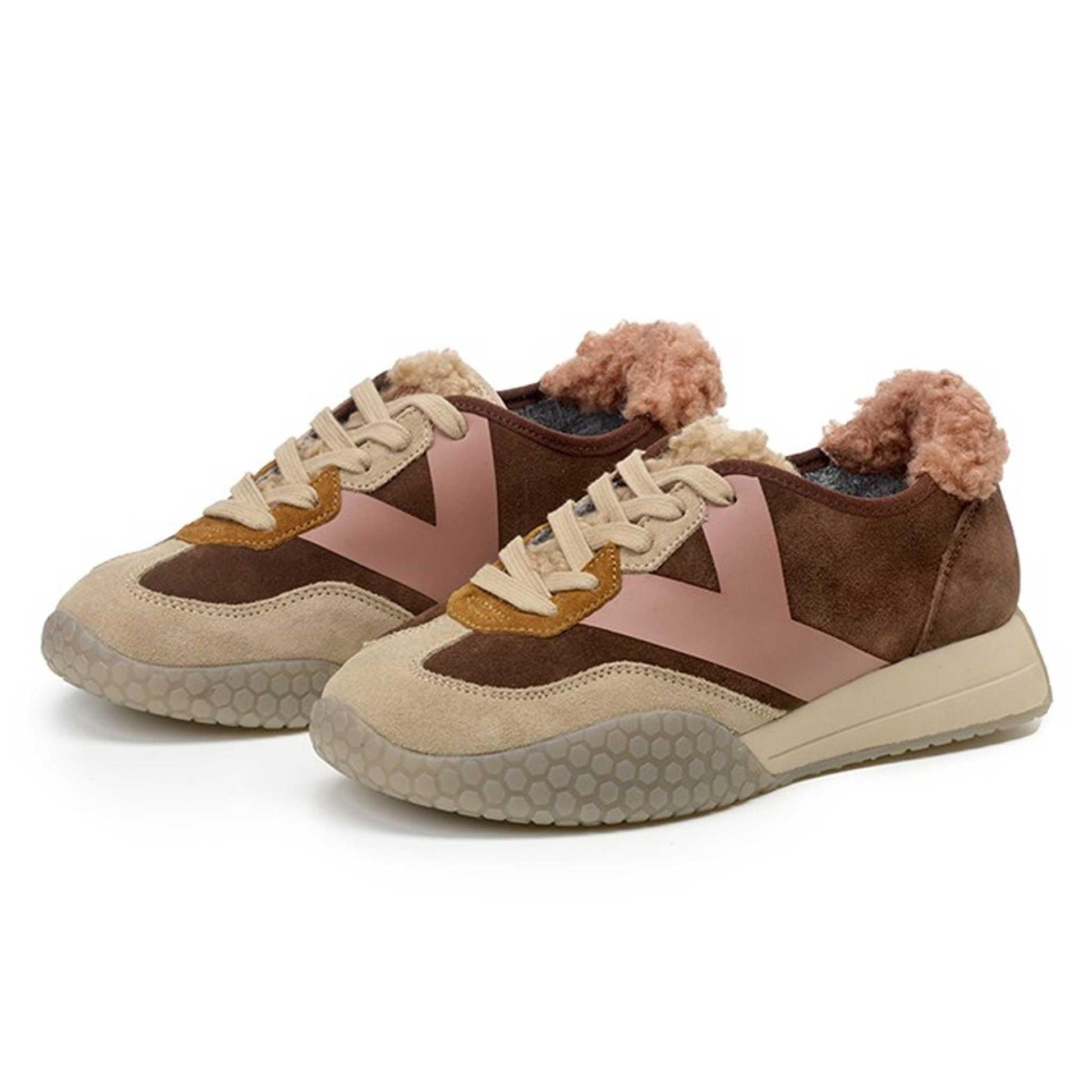 Sneakers Keh-Noo 9743 scarpe marrone