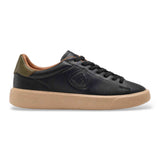 Sneaker Blauer BUCK14 scarpe uomo pelle nero militare