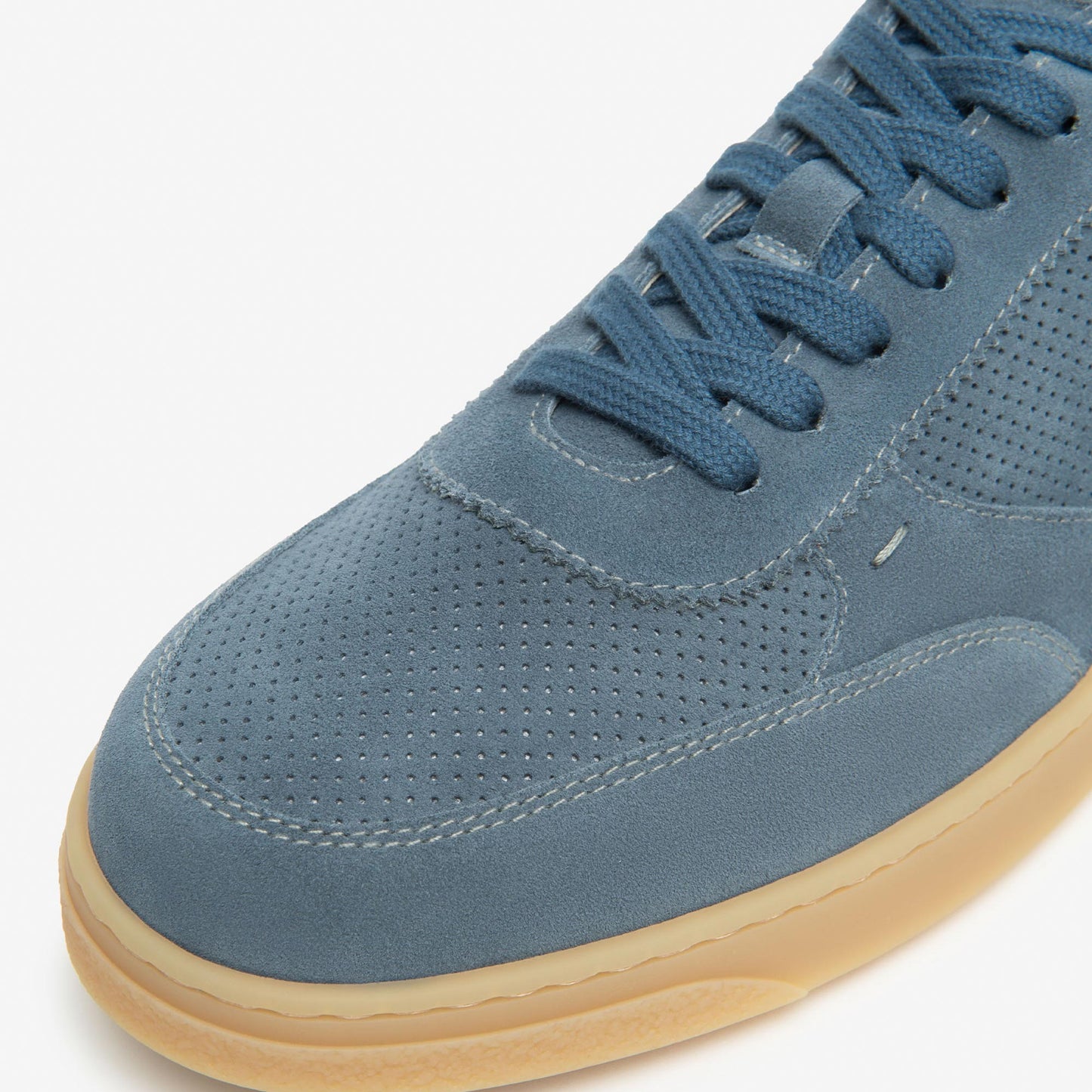 Sneakers NeroGiardini Uomo E601180-203 in Camoscio Blu Avio | Comode Made in Italy