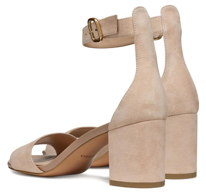 Sandali GEOX "Virnilisa" in camoscio rosa