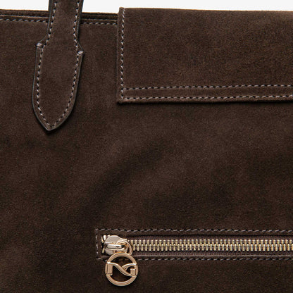 Borsa tote in pelle NeroGiardini I644328D-300 donna Marrone