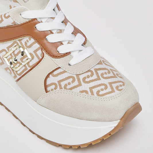 Sneakers LIU JO "Maxi Wonder PLUS 02" BA6019 beige