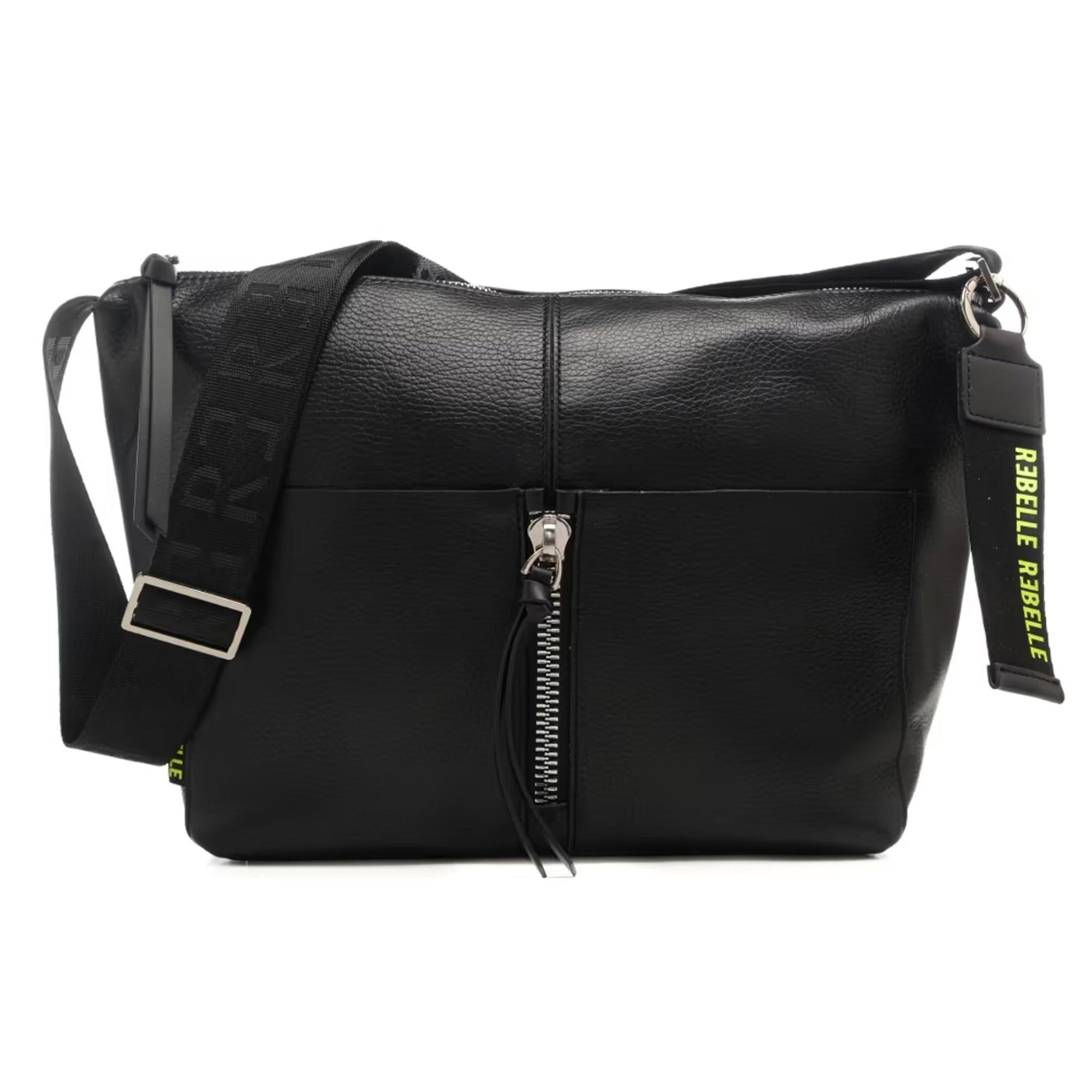 Borsa a spalla  REBELLE LYCAENA SMALL borsa donna in pelle nera
