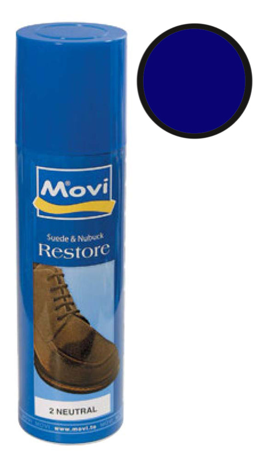 Spray ravvivante per camoscio e nubuck di colore blu