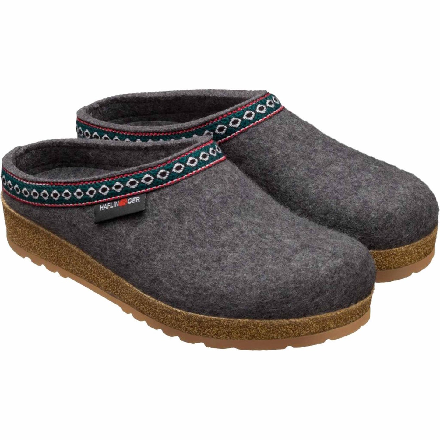 Pantofole HAFLINGER "Franzl" 71100104 Grigio antracite