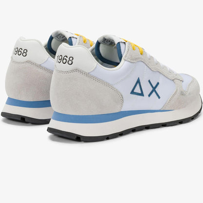 Sneakers uomo SUN68 Tom Solid Nylon Z36101-01 Bianca | Casual e Sportiva