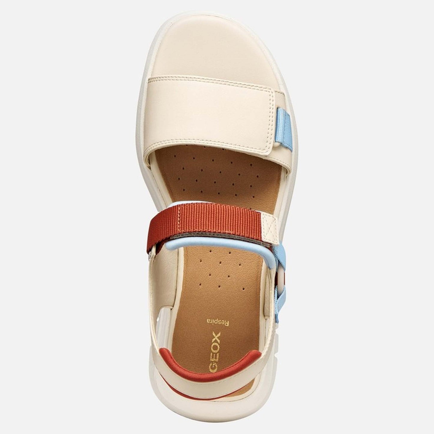 Sandali GEOX D65BSC "Flextride S" papyrus/crystal