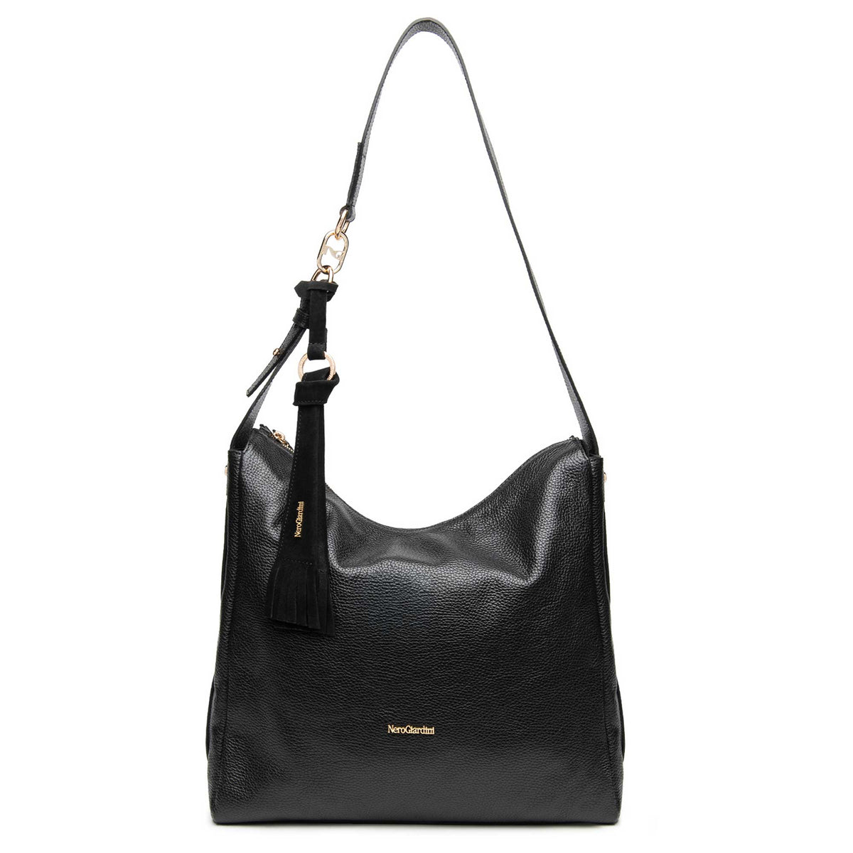 Borsa hobo in pelle NeroGiardini I644331D-100 donna