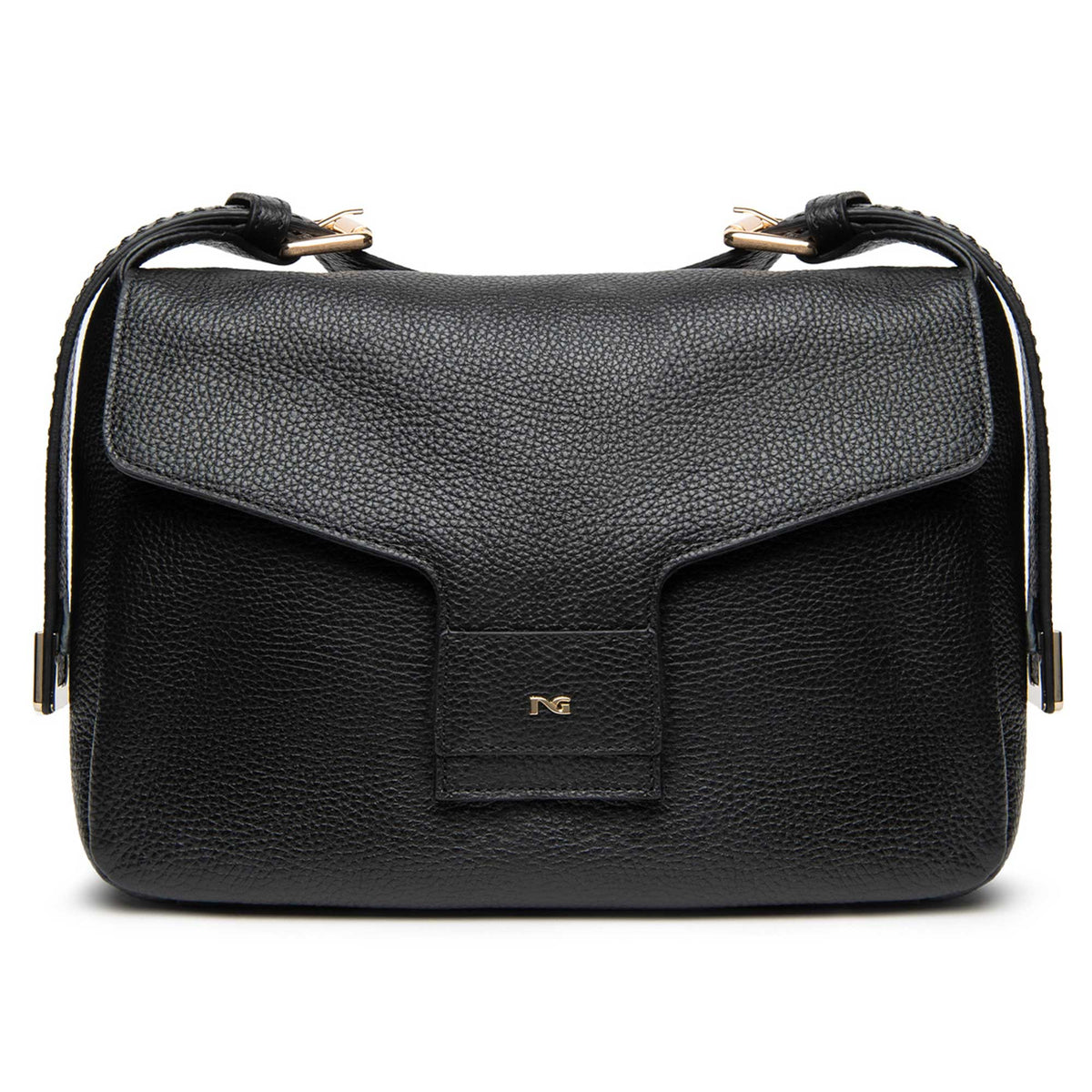 Borsa a spalla in pelle NeroGiardini I644325D-100 donna