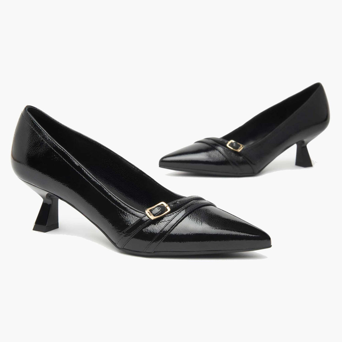 Décolleté NeroGiardini Donna I514431-100 in pelle nera — foto 3