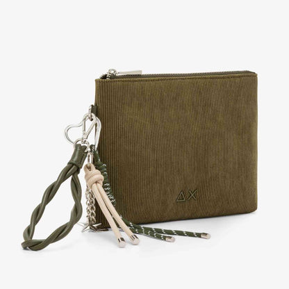 Pochette corduroy SUN68 Y46216_74 militare scuro