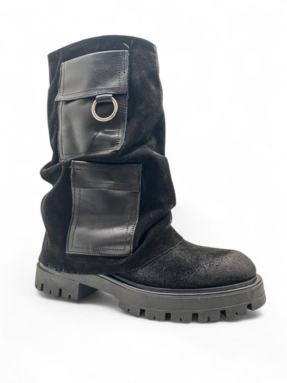 Stivali Divine Follie DEA04 scarpe donna risvolto