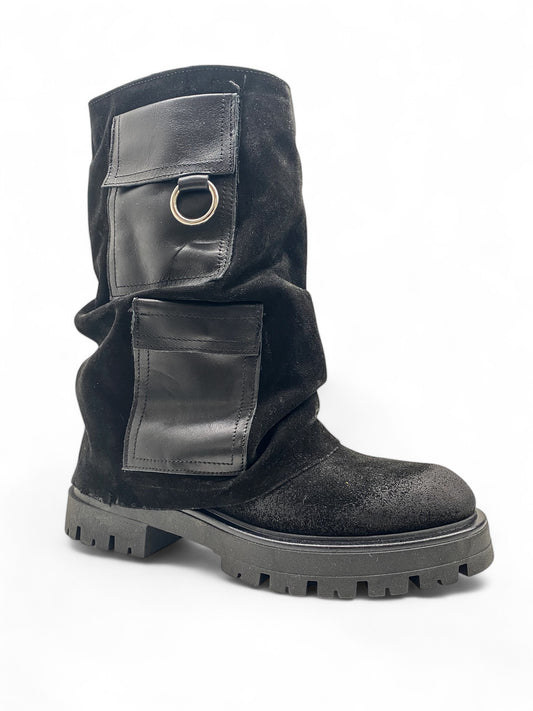 Stivali Divine Follie DEA04 scarpe donna risvolto