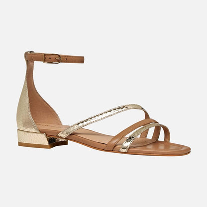 Sandali GEOX D6580D "New Eraklia 15" scarpe oro