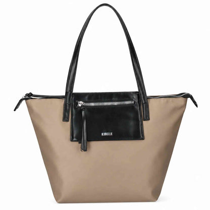 Borsa a spalla REBELLE NOA NYLON creta