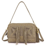Borsa a spalla Apallosa La Carrie 162P-FA-121 donna Taupe
