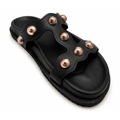 Ciabatte Ermans 7401 Sandali donna nero