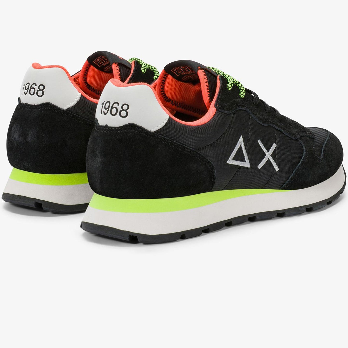Sneakers uomo SUN68 Tom Fluo Z36102-11 nero | Running Casual