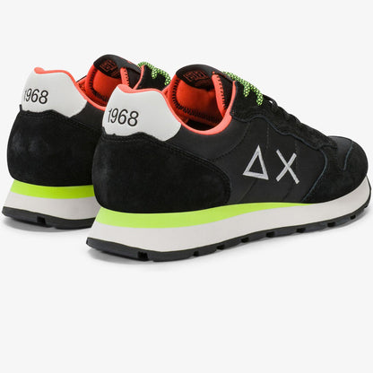 Sneakers uomo SUN68 Tom Fluo Z36102-11 nero | Running Casual