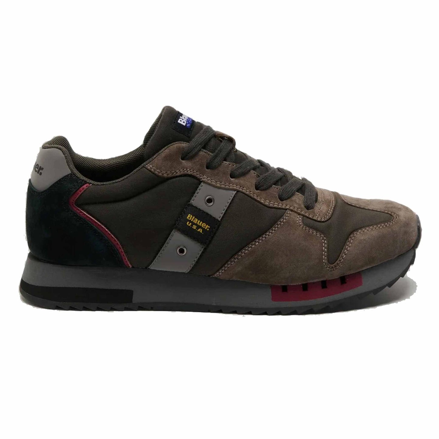 Sneaker Blauer QUEENS scarpe sport uomo nero