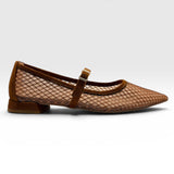 Ballerine Divine Follie 57-103048 Donna Rete Bronzo | Elegante e Comoda