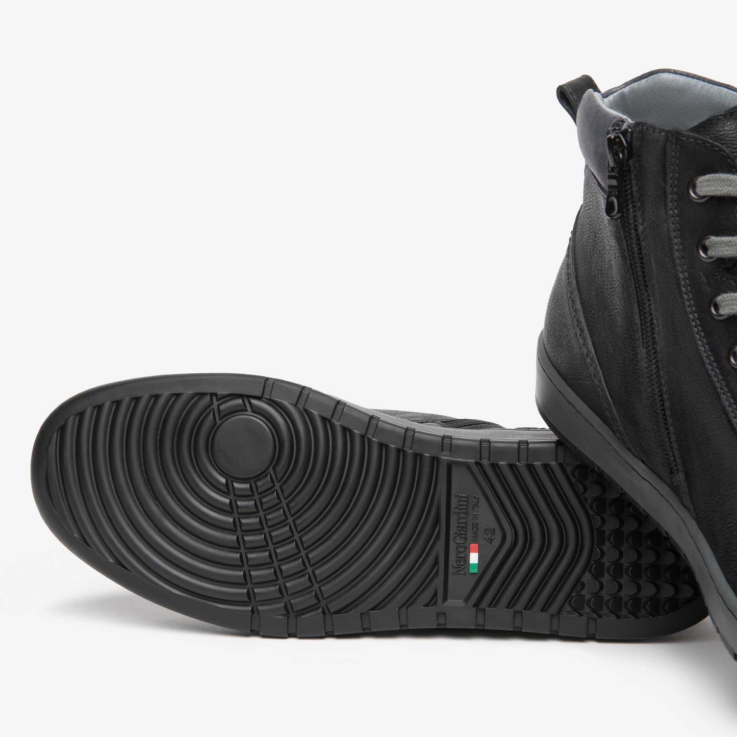 Sneaker alte NeroGiardini  I601340U-100 scarpe uomo