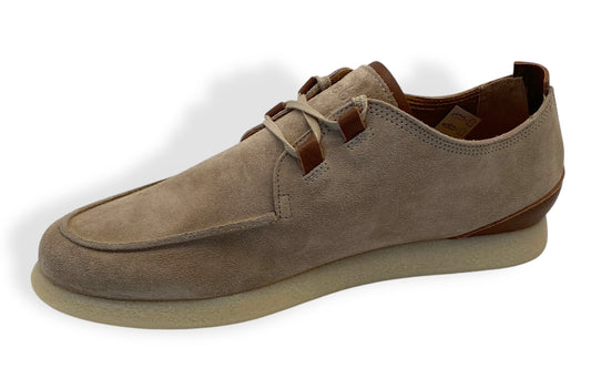 Mocassino stringato KEBO CL3020 scarpe uomo in camoscio