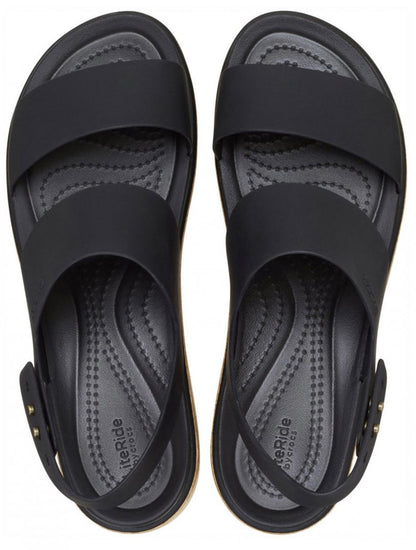 Sandali Crocs Brooklyn Cork Low Wedge 211144-060 nero