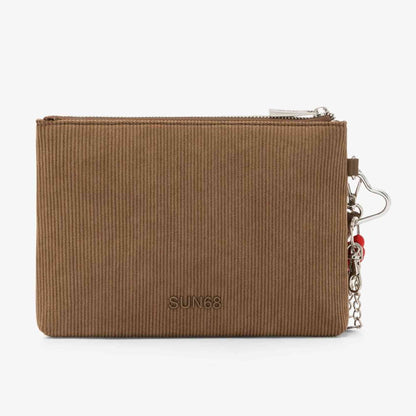 Pochette corduroy SUN68 Y46216_77 beige scuro