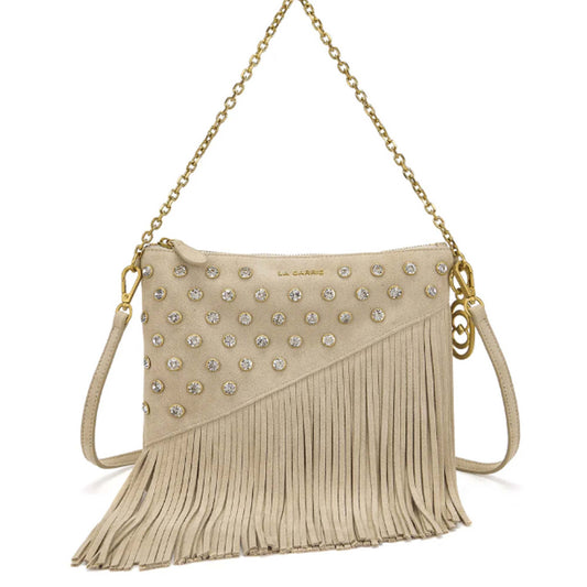 Borsa a spalla La Carrie 161M-KY-813-MIF Tracolla beige