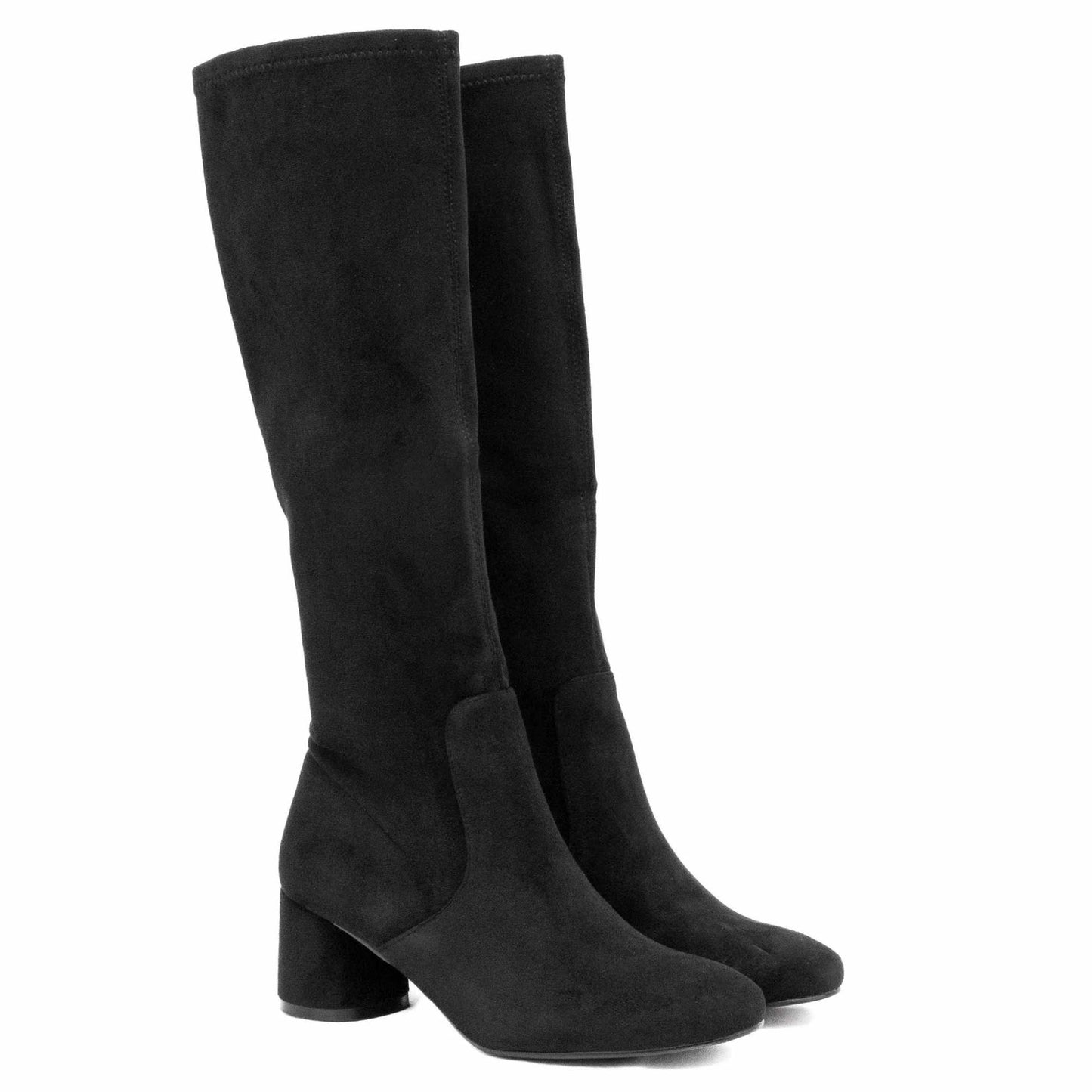 Stivale CafèNoir LB9019 scarpe donna in stretch nero