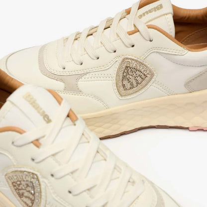 Sneaker Blauer LYNN01 crema