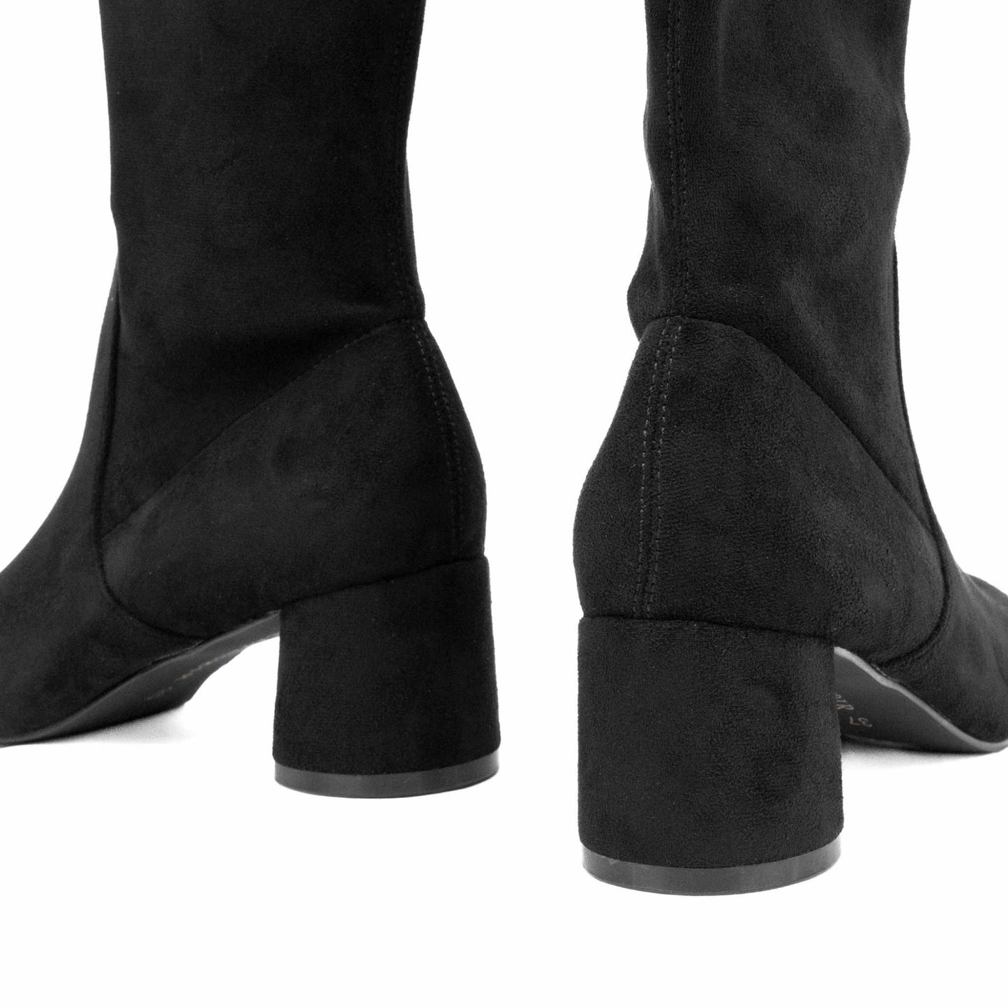 Stivale CafèNoir LB9019 scarpe donna in stretch nero