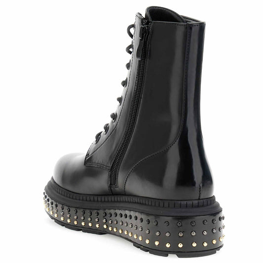 Anfibio CafèNoir FC9701 scarpe platform borchiato