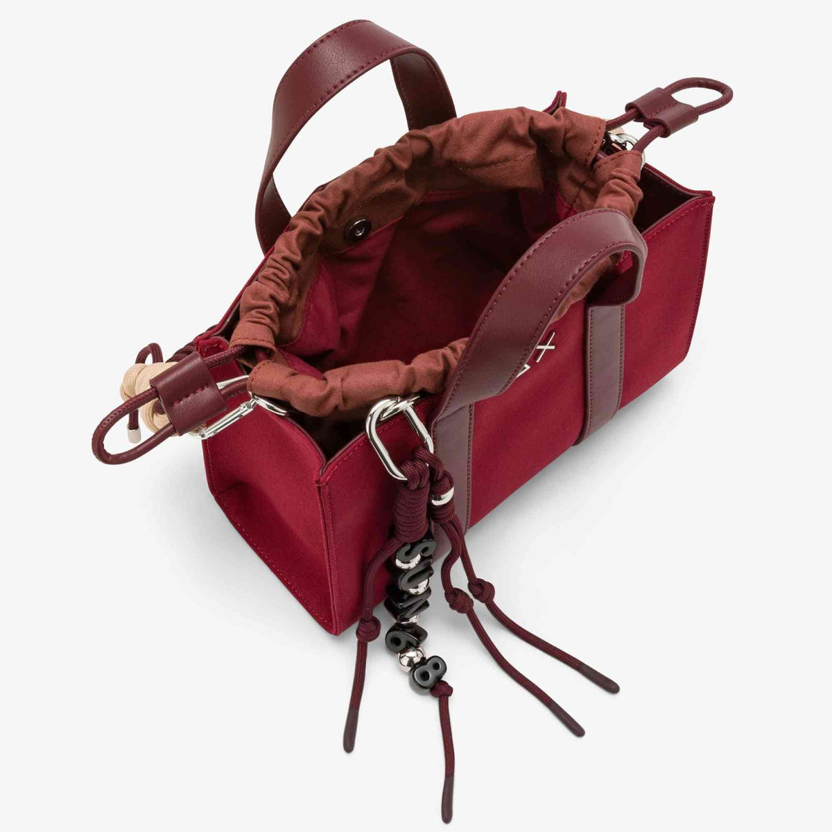 Canvas mini bag everyday SUN68 Y46200_35 bordeaux