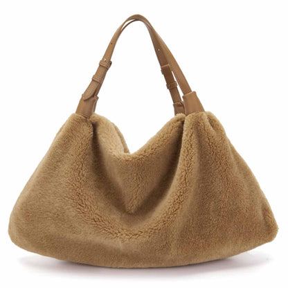 Shopper La Carrie 152M-TX-245 Teddy Soft beige
