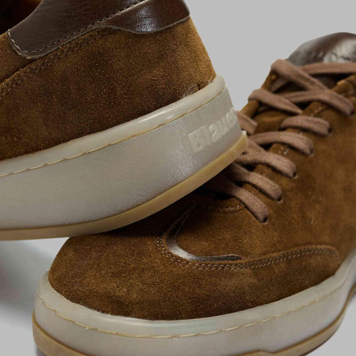 Sneaker Blauer FARRELL02 scarpe uomo marrone