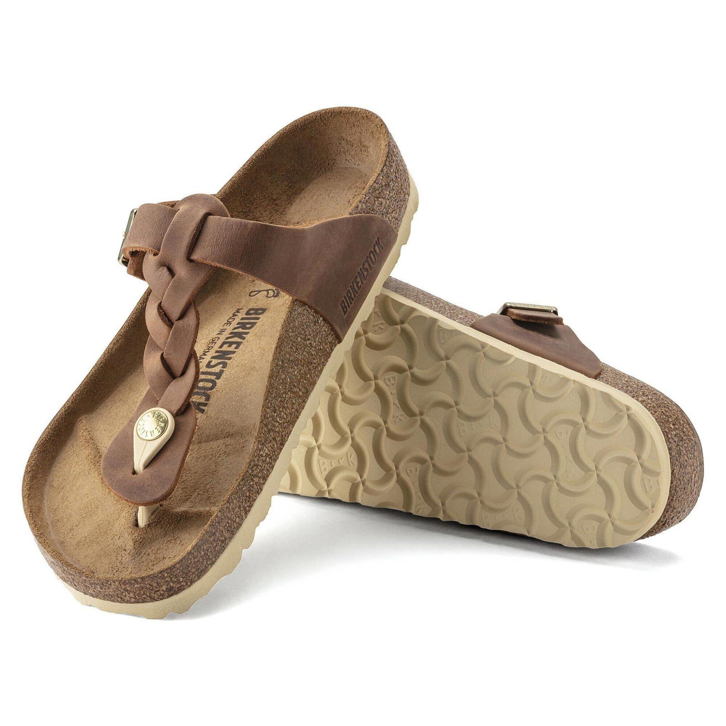 Sandali Gizeh Braided Birkenstock 1021355 marrone