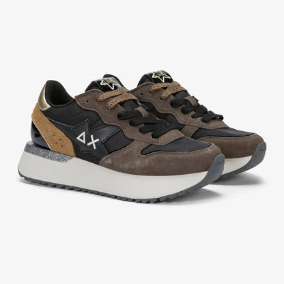 Sneaker SUN68 Big Stargirl "GRACE LEATHER"  Z46229-11