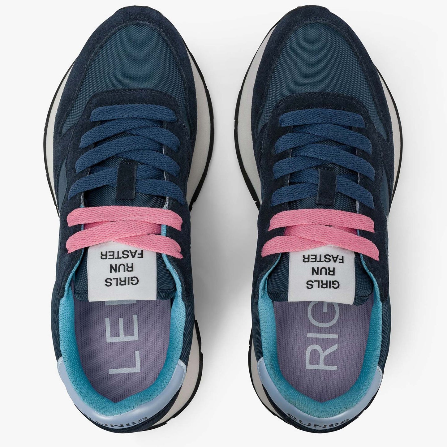 Sneakers SUN68 Ally Solid Nylon Donna Z36201-07 Blu | Comode e Trendy