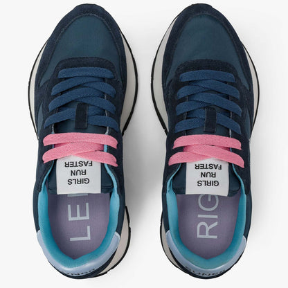 Sneakers SUN68 Ally Solid Nylon Donna Z36201-07 Blu | Comode e Trendy