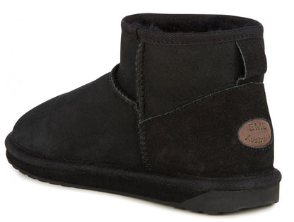 Stivaletti Emu Australia "Stinger Micro" W10937 in camoscio nero